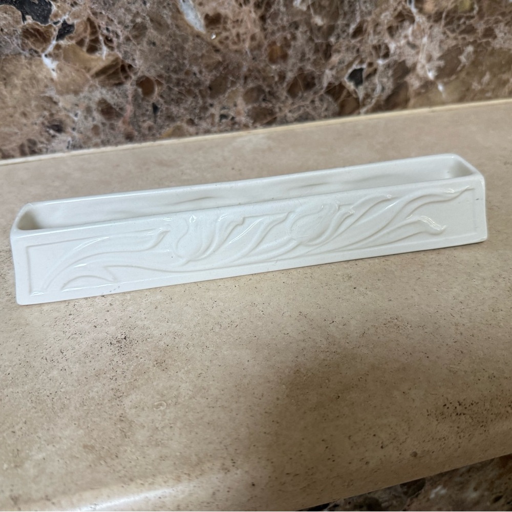 Spode Cream Ceramic Vanity Tray